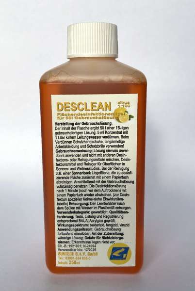 Desinfektion DesClean 1:99 500ml, Zitrus