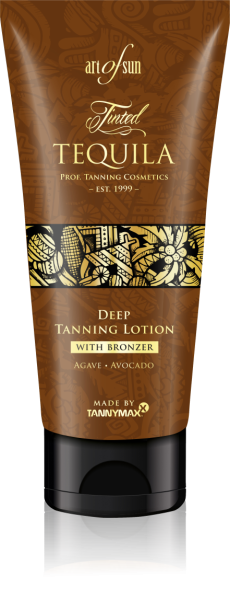 Art of Sun Tinted TEQUILA Deep Tanning Lotion + Bronzer 200ml