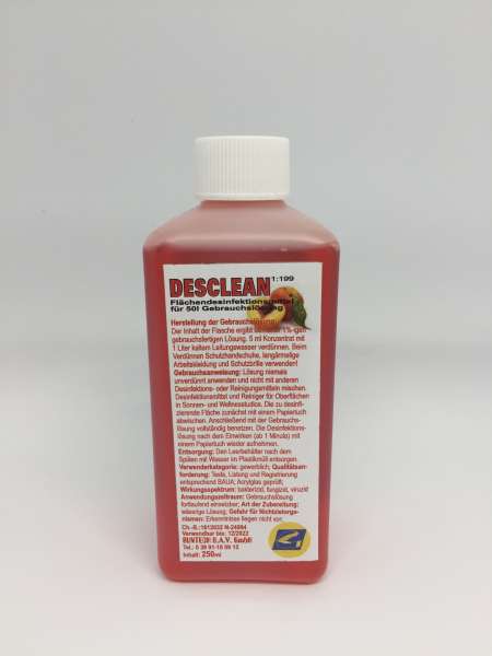 Desinfektion DesClean 1:99 500ml, Pfirsich